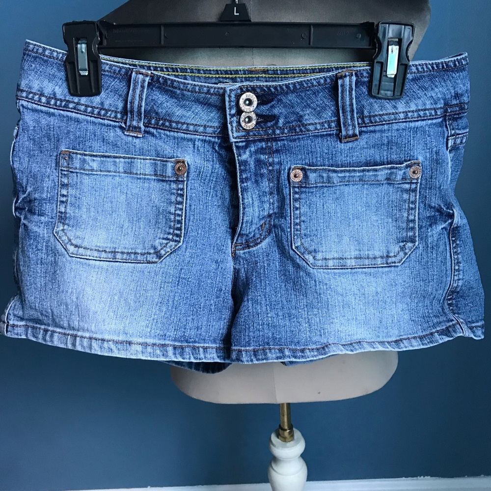Denim shorts
